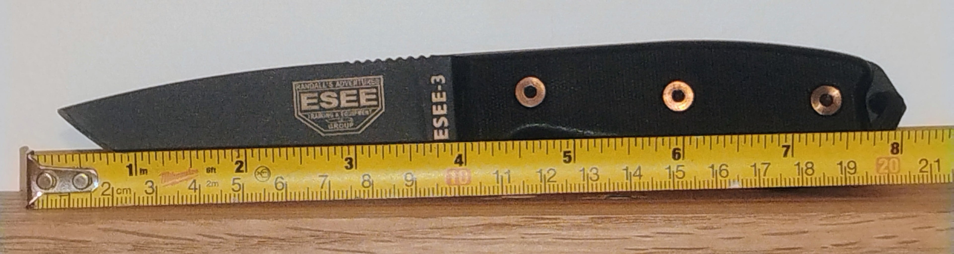 ESEE-3 Fixed Blade Knife USED Good Condition