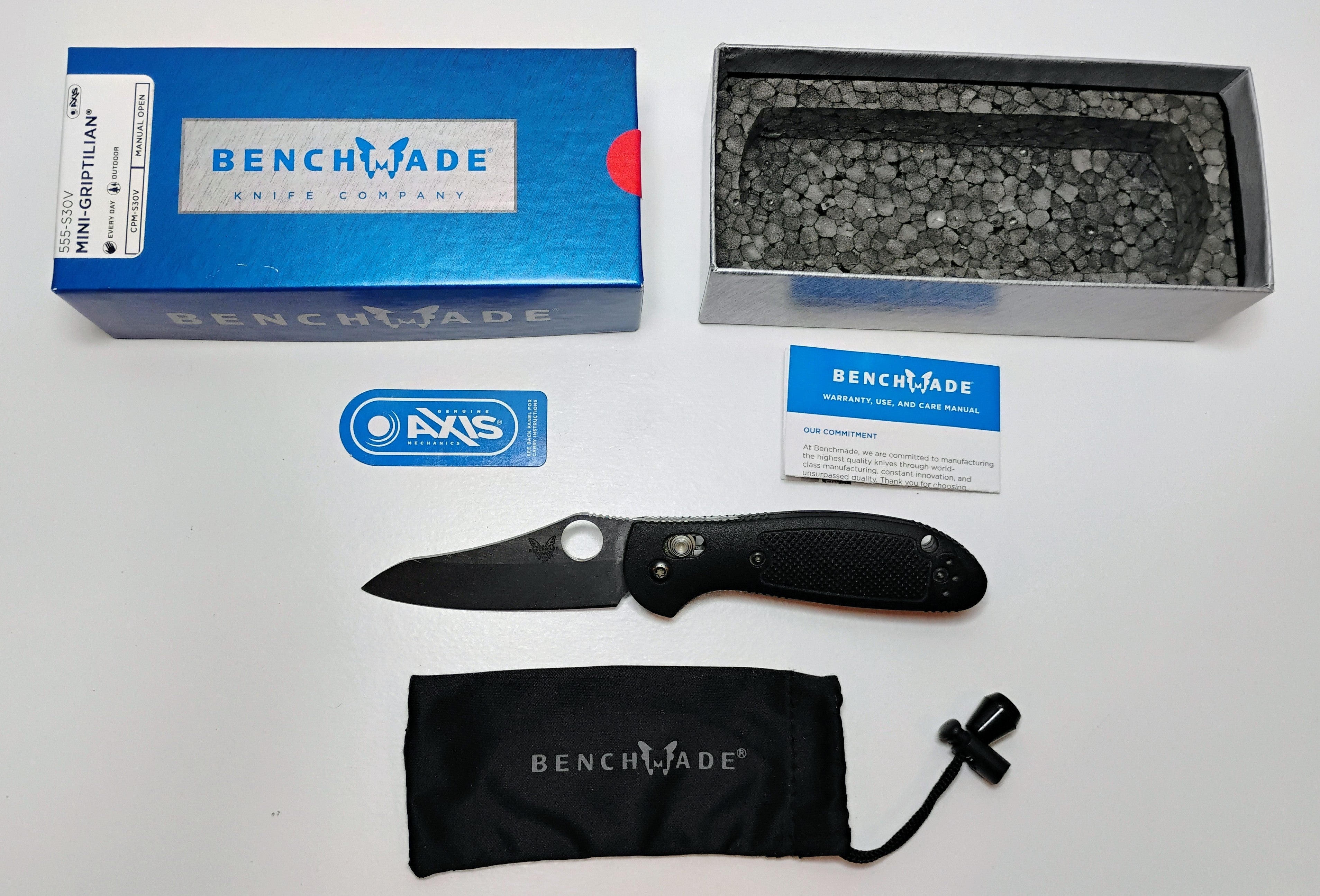 Benchmade Mini Griptillian USED Good Condition