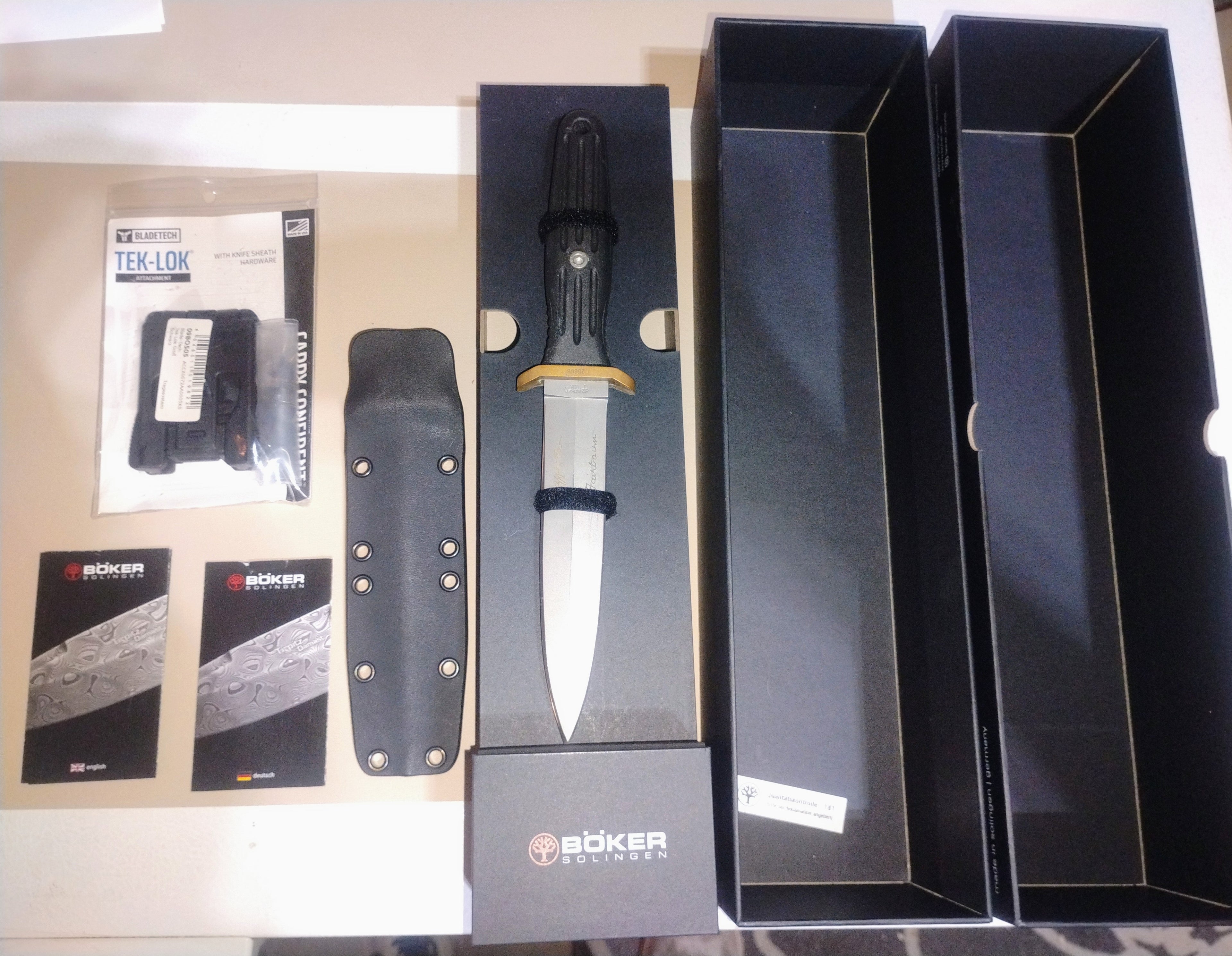 Boker Applegate-Fairbairns Combat II Dagger 6" Blade